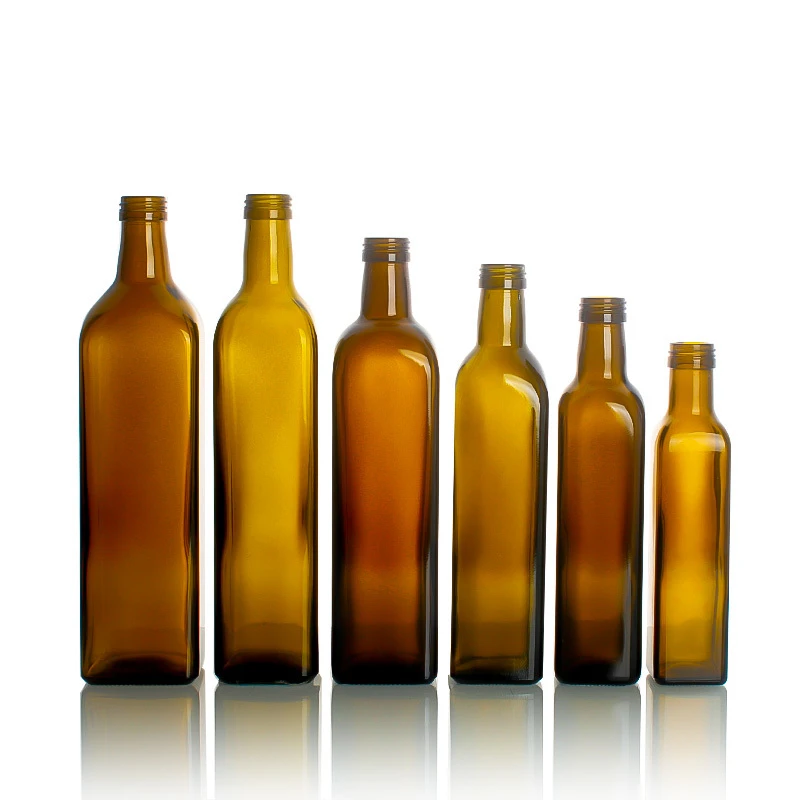 Bouteilles d'huile d'olive