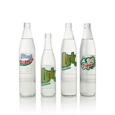 Bouteilles en verre de boisson